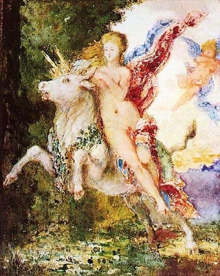 Gustave Moreau Europa and the Bull oil painting picture